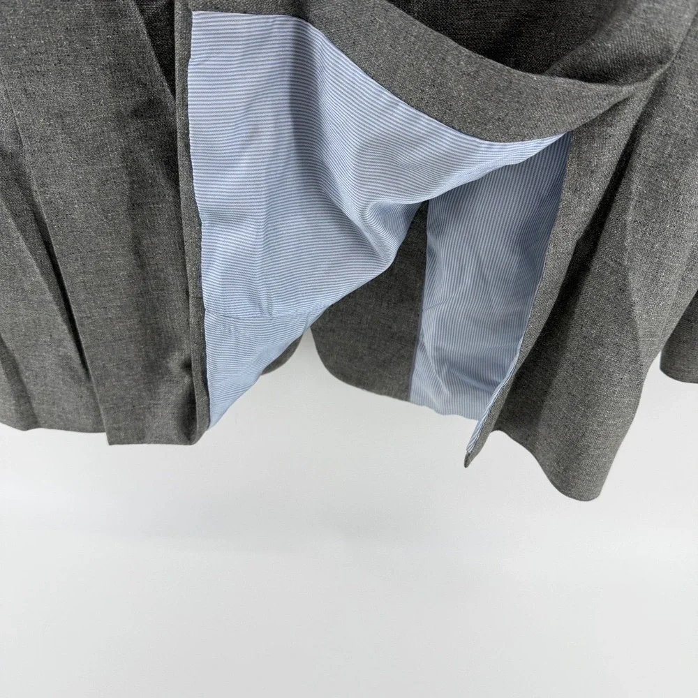 Jos. A. Bank Sport Coat Mens 42L Gray 100% Silk Signature Collection Blazer